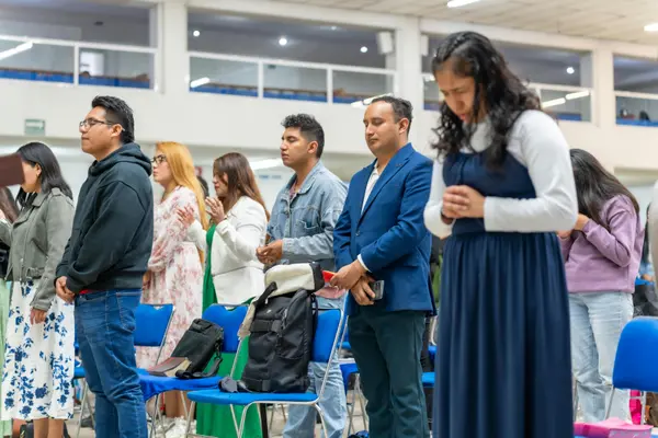 a congregation praying from Life Church Leander in Leander, TX - Seniors Ministry